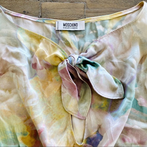 Silk Moschino Cheap and Chic tie dye top - Picture 2 of 2